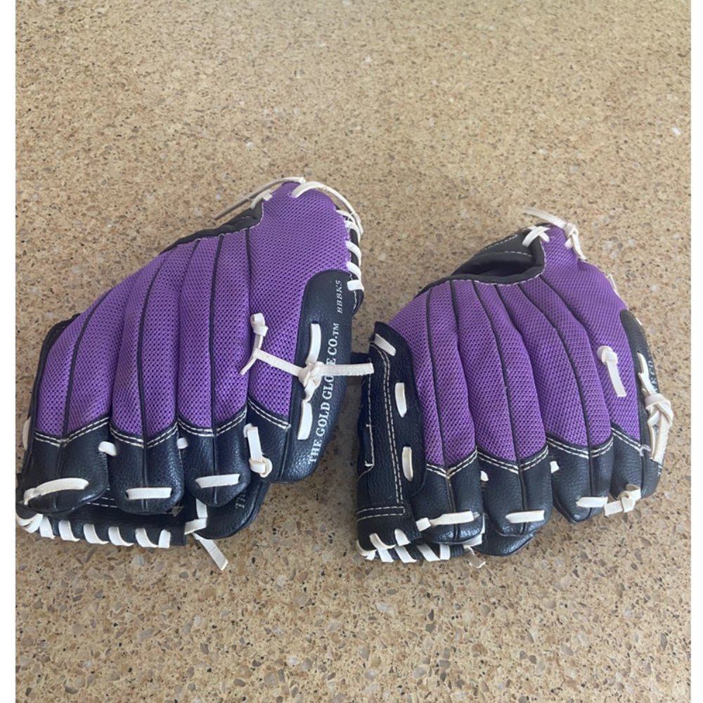 Rawlings Girls Youth 10" Inch Baseball Glove Players Series PL10PUR right hand